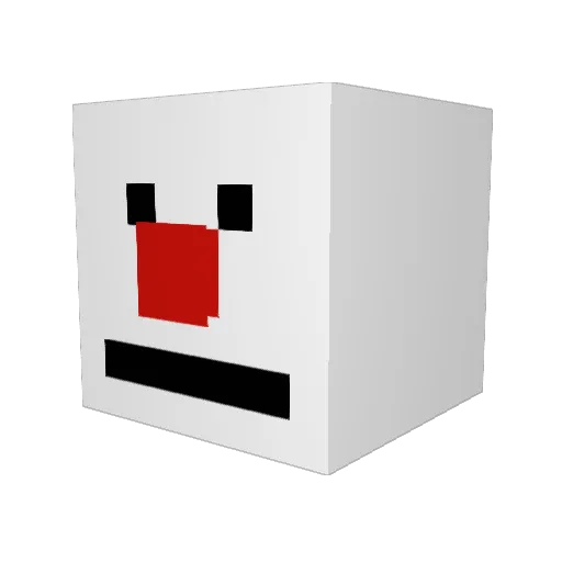 SovereignP Minecraft avatar head, 3D render