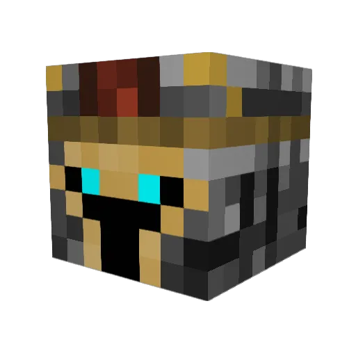 Sovereign_RW Minecraft avatar head, 3D render