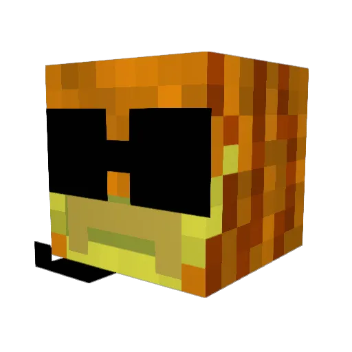 Soverstr Minecraft avatar head, 3D render