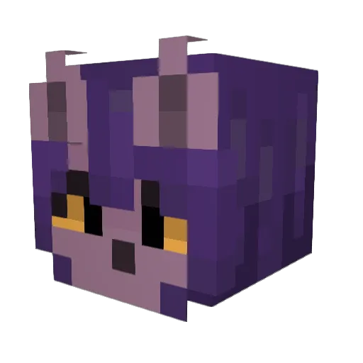 Sovierika Minecraft avatar head, 3D render