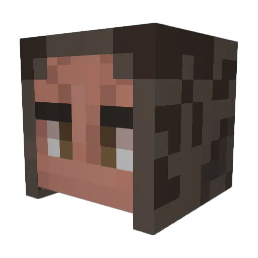 SovietAxe Minecraft avatar head, 3D render