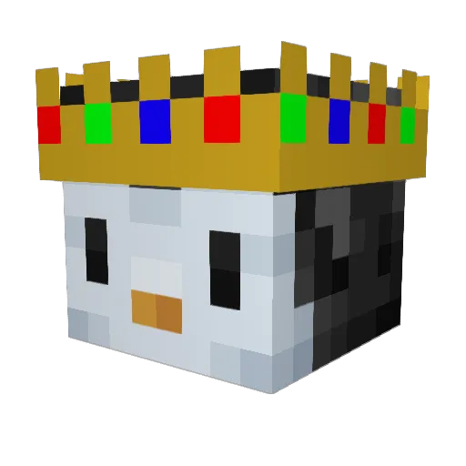 SovietDakku Minecraft avatar head, 3D render
