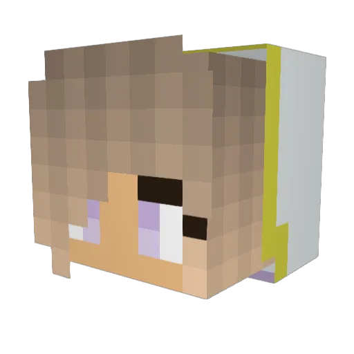 SovietDylonYT Minecraft avatar head, 3D render