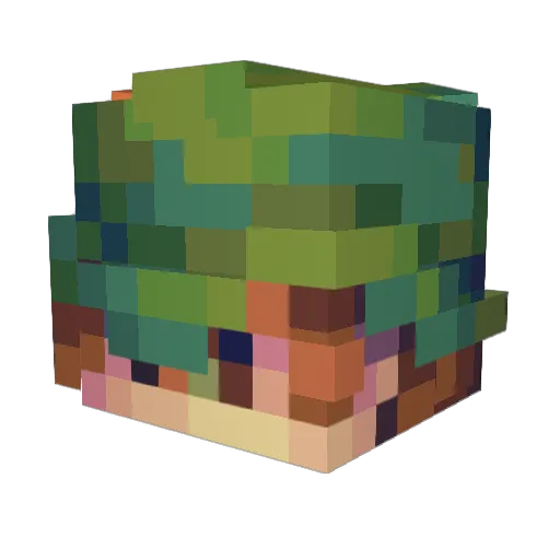 Soviet_Boyo Minecraft avatar head, 3D render