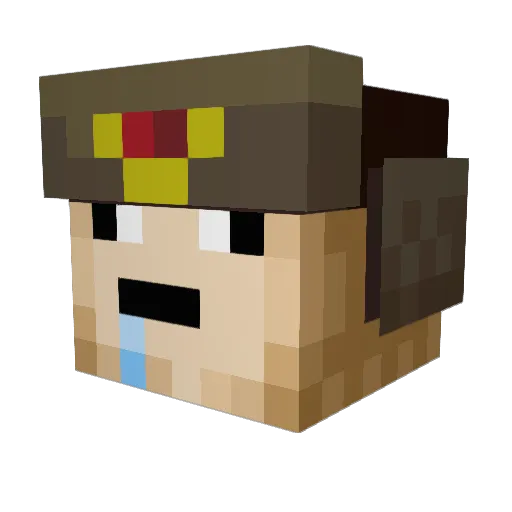 Soviet_Bread21 Minecraft avatar head, 3D render