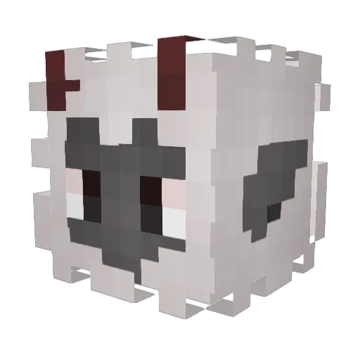 Soviet_Doge_ Minecraft avatar head, 3D render
