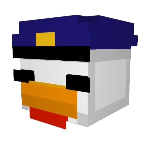 Soviet_Kermit Minecraft avatar head, 3D render