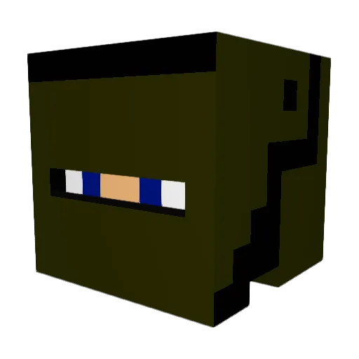 Soviet__Spy Minecraft avatar head, 3D render