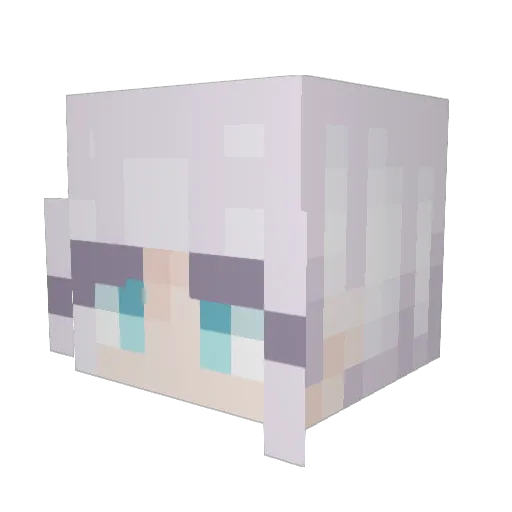 Sovrot Minecraft avatar head, 3D render