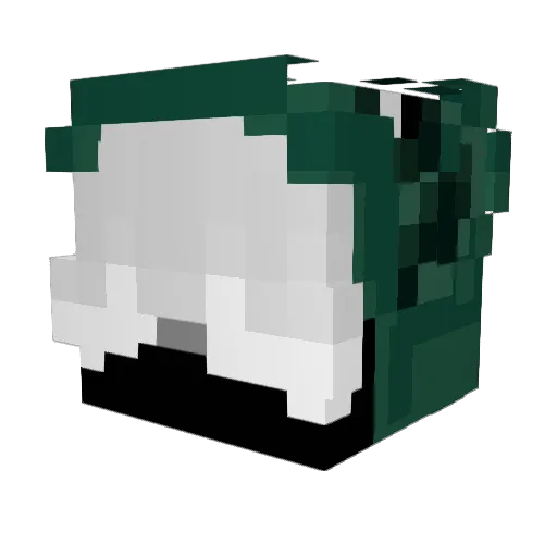 Sow_SeaFood Minecraft avatar head, 3D render