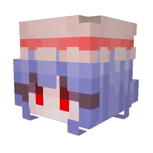 Sowerry Minecraft avatar head, 3D render
