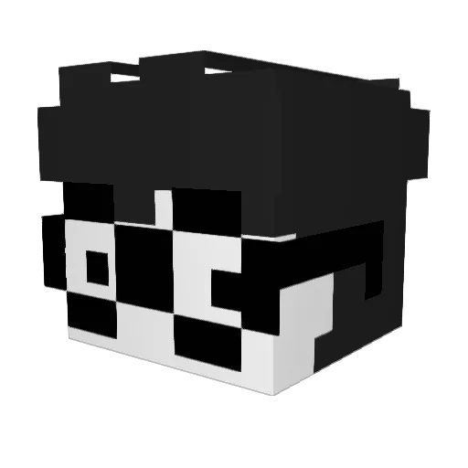 Sowon0703 Minecraft avatar head, 3D render