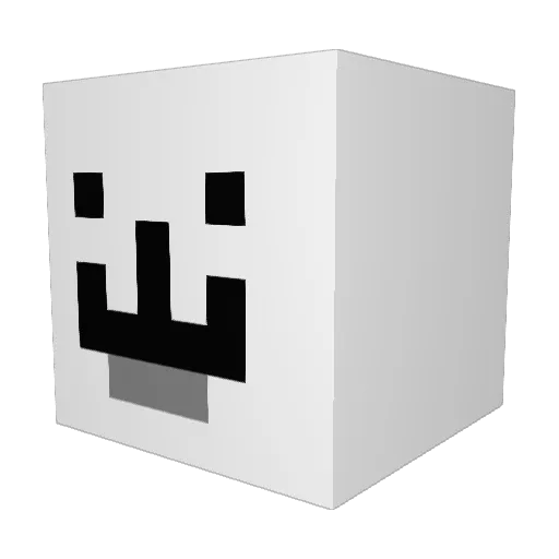 Soxar Minecraft avatar head, 3D render