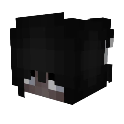 Soxh Minecraft avatar head, 3D render
