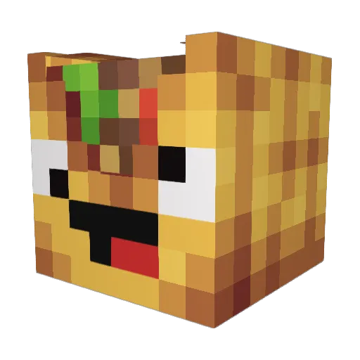 SoyAle_ Minecraft avatar head, 3D render