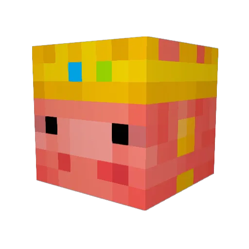 SoyCarryer Minecraft avatar head, 3D render