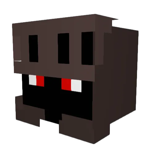 SoyDante Minecraft avatar head, 3D render