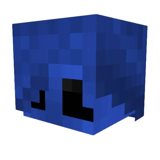 SoyGacho Minecraft avatar head, 3D render