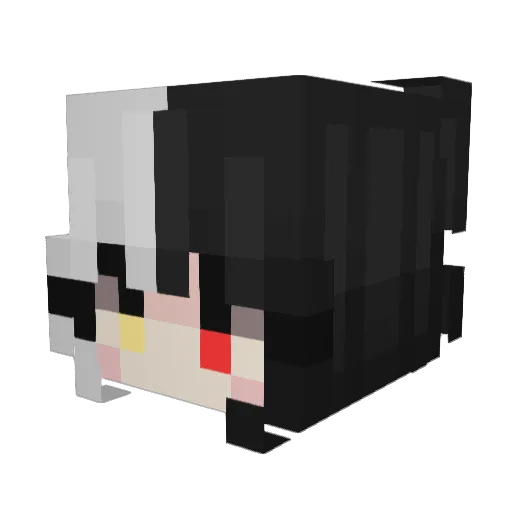 SoyNicooh Minecraft avatar head, 3D render