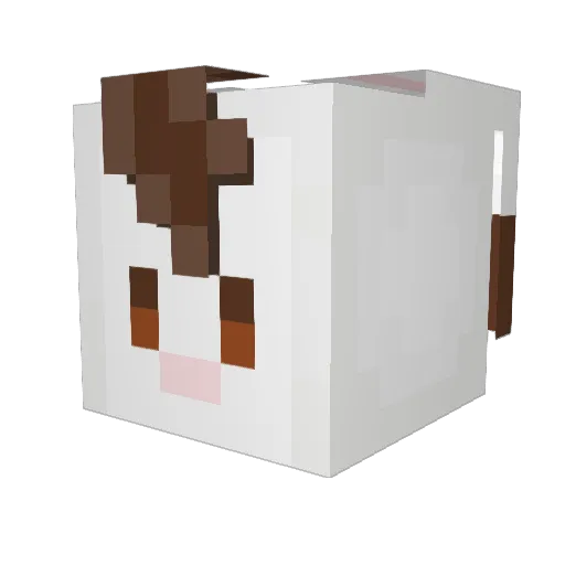 SoyNyxti Minecraft avatar head, 3D render