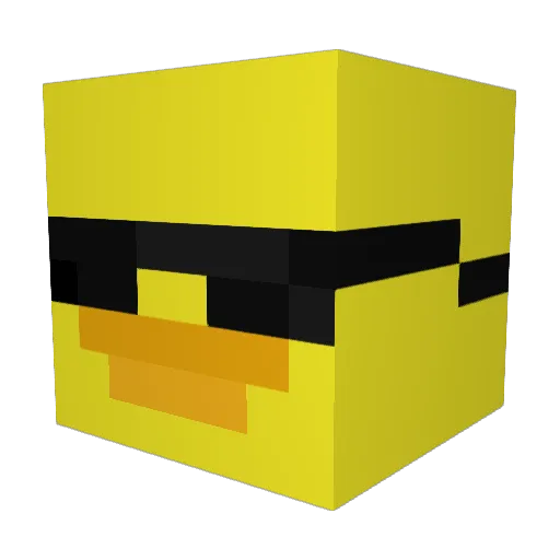SoyPabs Minecraft avatar head, 3D render