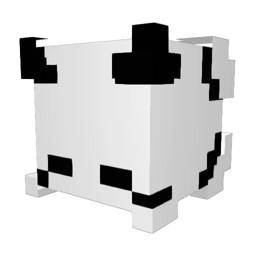 SoyPiwi Minecraft avatar head, 3D render