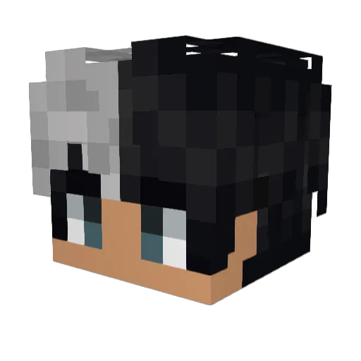 SoyPump Minecraft avatar head, 3D render