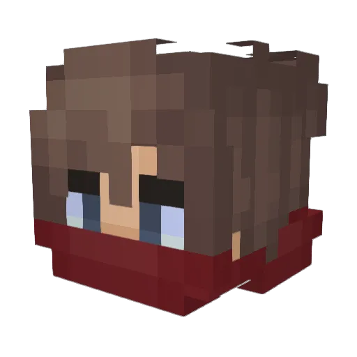 SoySeanYT Minecraft avatar head, 3D render