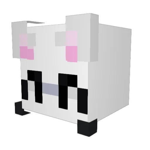 SoySonicoco Minecraft avatar head, 3D render
