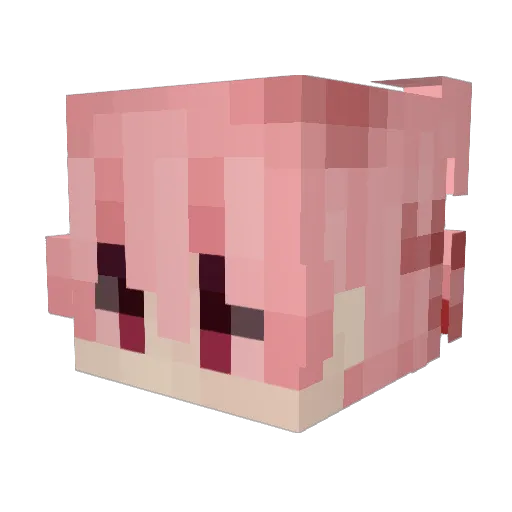 SoyUnSerbioLindo Minecraft avatar head, 3D render