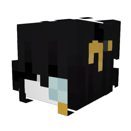 SoyUnaSilla Minecraft avatar head, 3D render