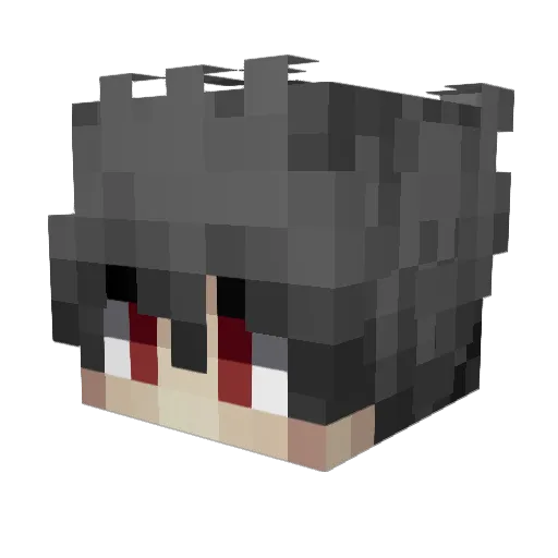 SoyZeroX Minecraft avatar head, 3D render