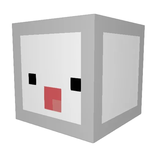 Soy_Frayy Minecraft avatar head, 3D render