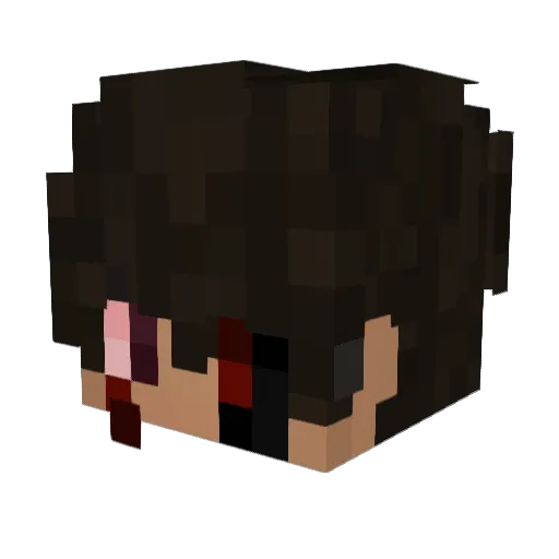 Soy_Scrat Minecraft avatar head, 3D render