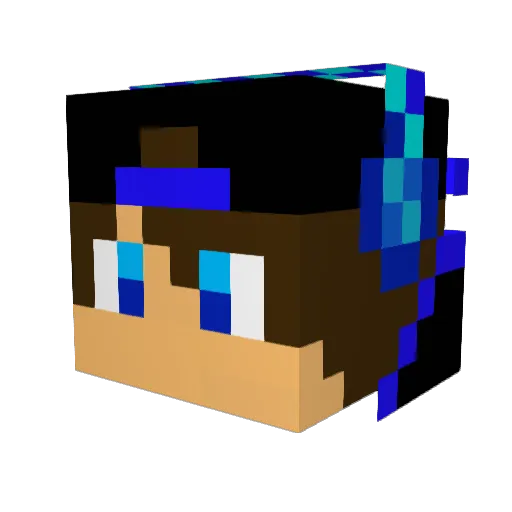 Soyamilk1 Minecraft avatar head, 3D render