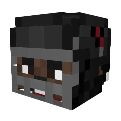 Soyboy19 Minecraft avatar head, 3D render