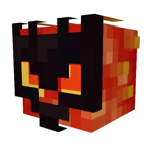 Soycubes Minecraft avatar head, 3D render