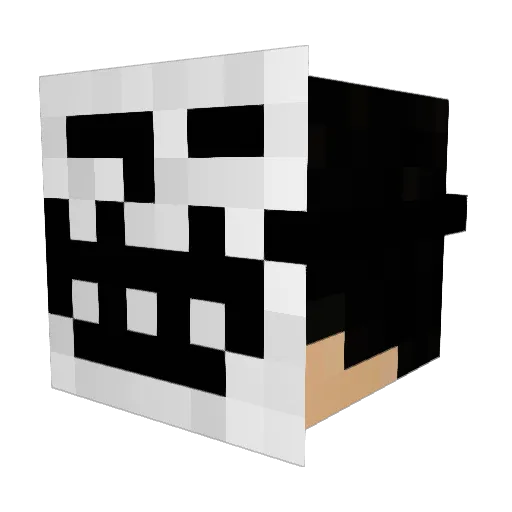 SoyjakKing Minecraft avatar head, 3D render