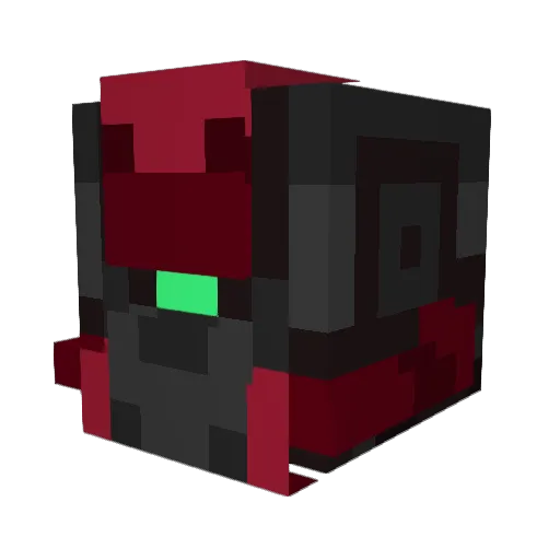 Soylok Minecraft avatar head, 3D render