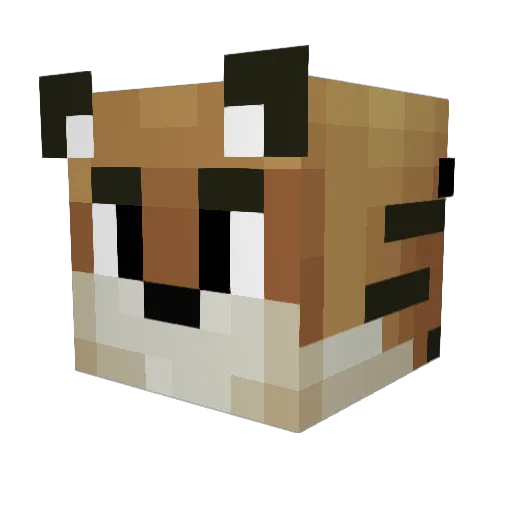 Soymilk__ Minecraft avatar head, 3D render