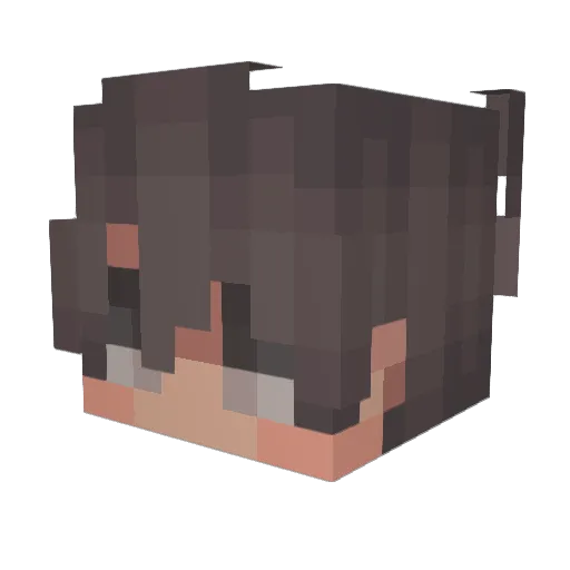Soynh Minecraft avatar head, 3D render