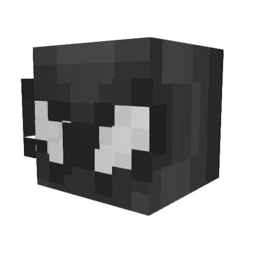 SoyoKoyo Minecraft avatar head, 3D render