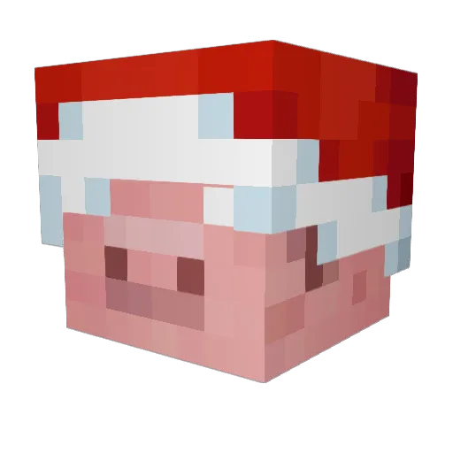 Soyoteo Minecraft avatar head, 3D render
