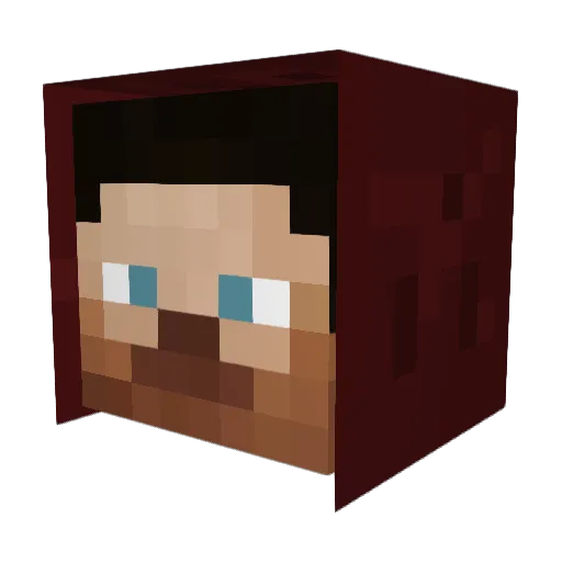 Soysal Minecraft avatar head, 3D render