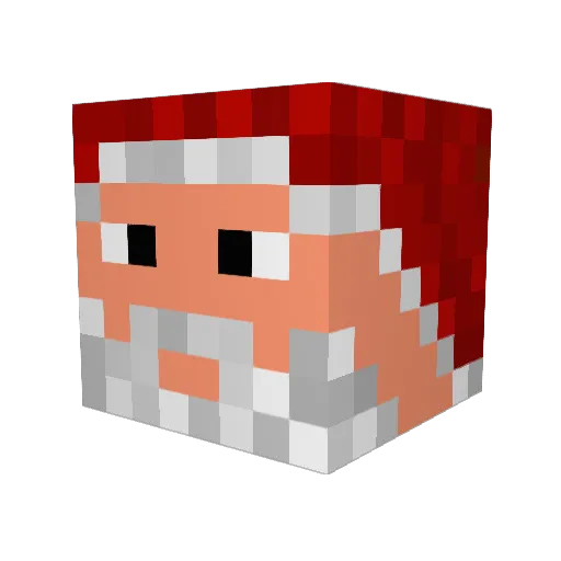 Soz307 Minecraft avatar head, 3D render