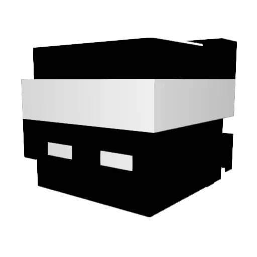 Sozeito Minecraft avatar head, 3D render