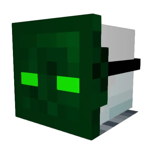 Sozeo Minecraft avatar head, 3D render