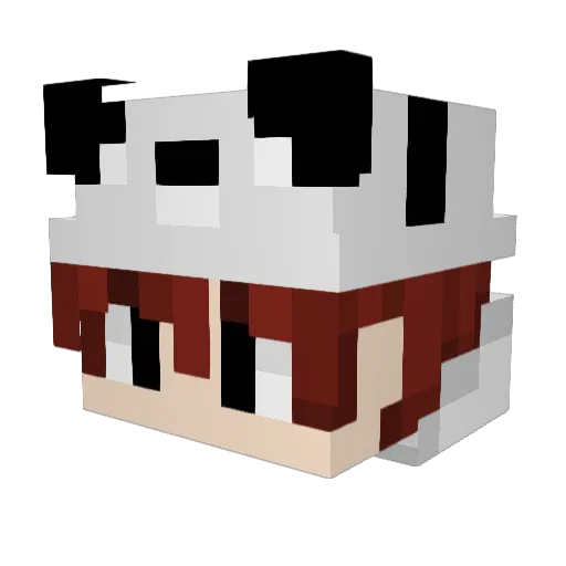 Sp00k420_ Minecraft avatar head, 3D render