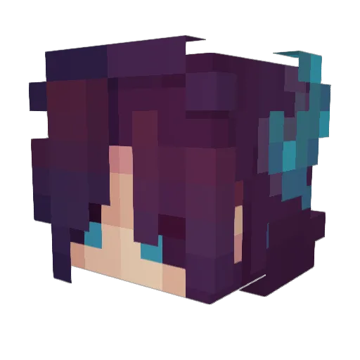 Sp00ky304 Minecraft avatar head, 3D render