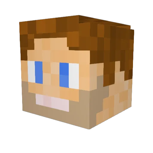 Sp00kyfan2001 Minecraft avatar head, 3D render